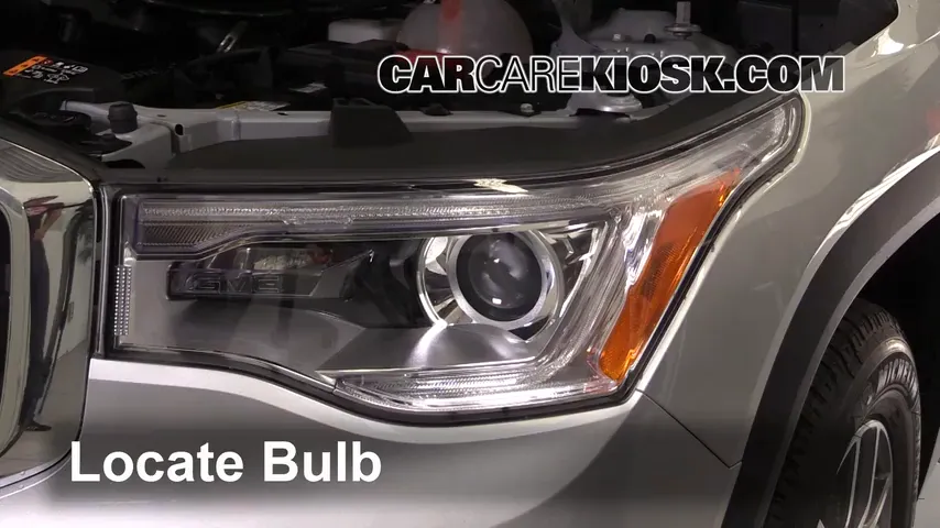 2017 GMC Acadia SLE 2.5L 4 Cyl. Lights Turn Signal - Front (replace bulb)